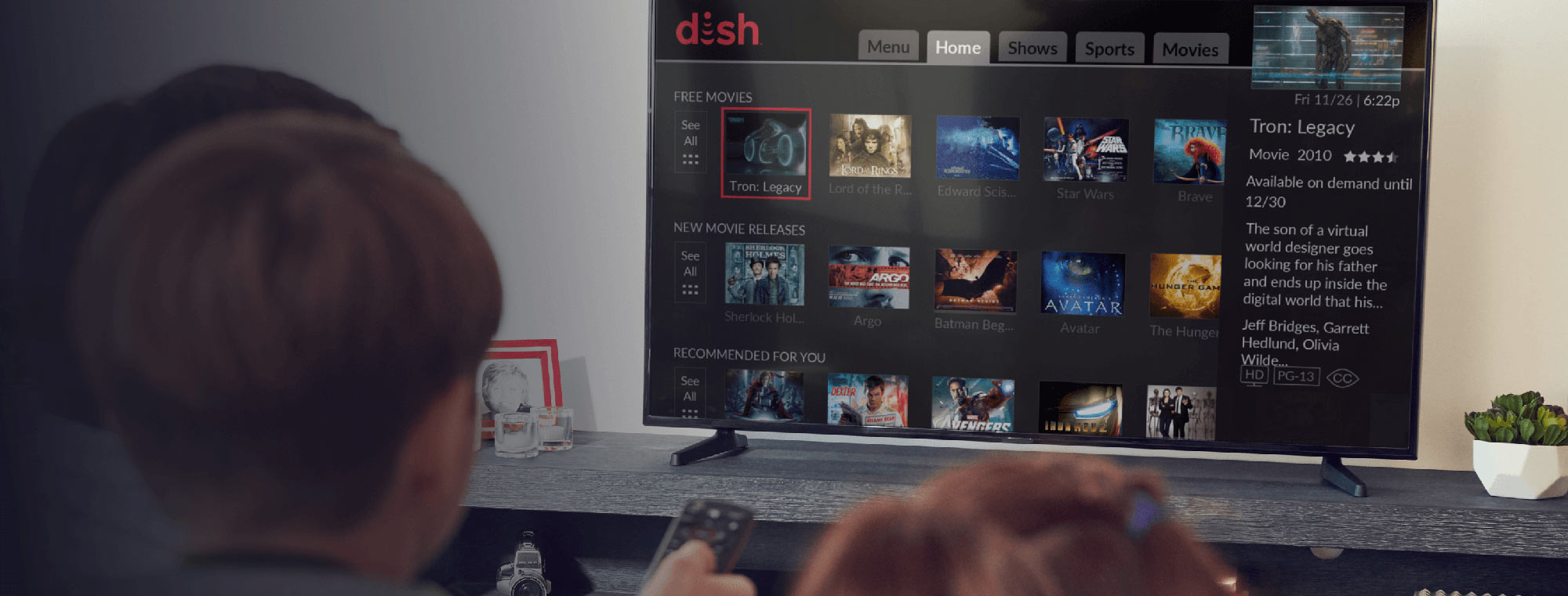 DISH DVR Interface